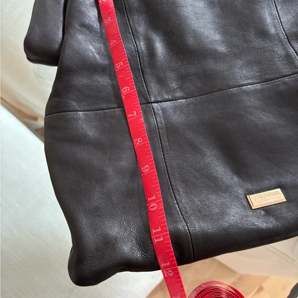 Coccinelle foldable black leather clutch - Picture 7 of 10